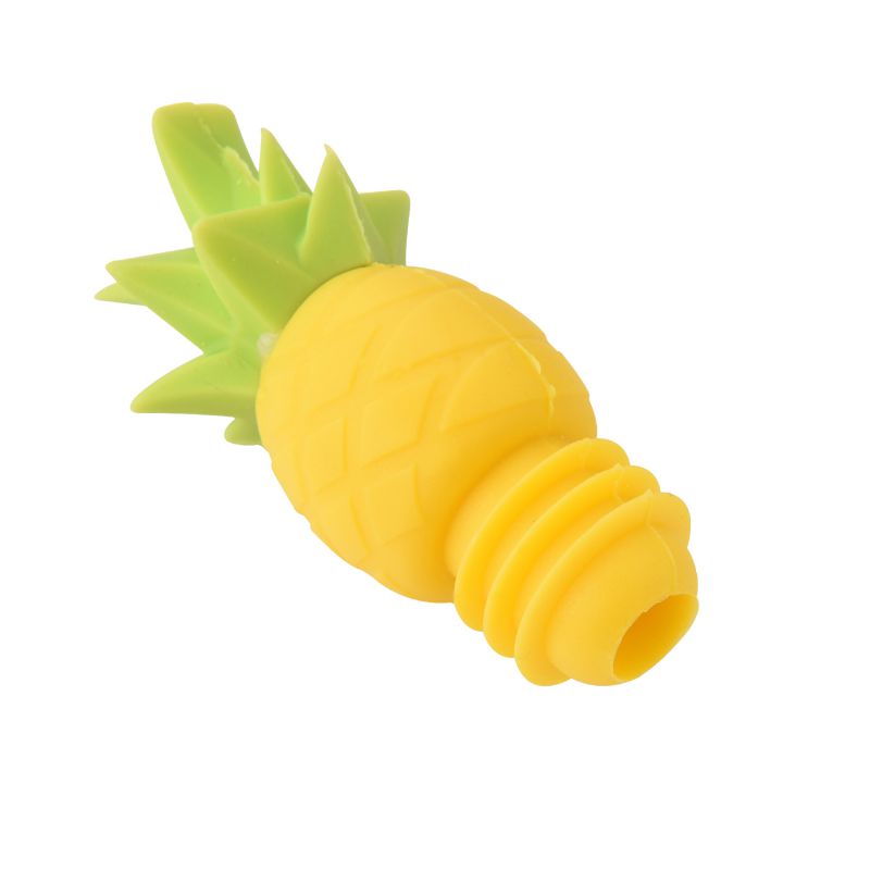 Charms Wijn Stoppers Ananas Wijn Fles Stoppers Silicone Herbruikbare Drank Fles Stoppers