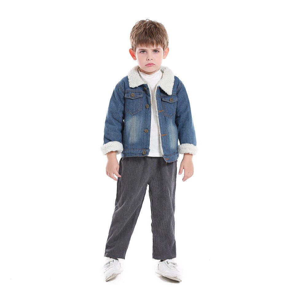Tem Doger – manteau en Denim pour enfant, vêtement d'extérieur , nouvelle automne hiver , pour garçon et fille, décontracté