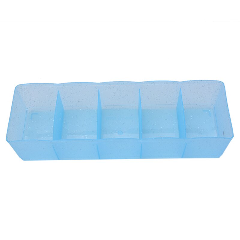 1PCS Underwear Underwear Storage Box 5 Grid Socks Underwear Drawer Closet Family Storage Box Storage Box Partition TSLM1