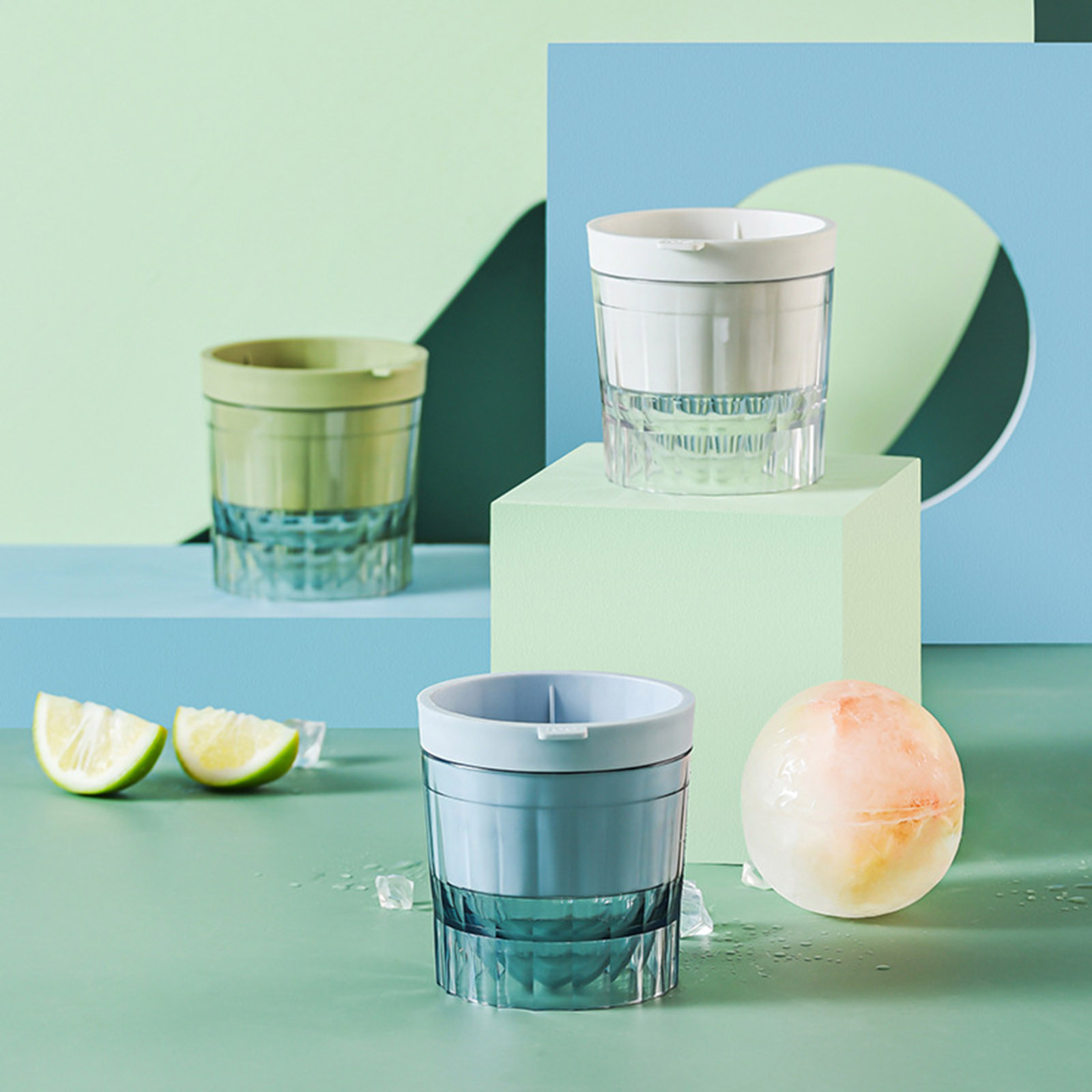 Mold Ice Ball Portable Silicone Spherical Mold Ice Ball Diy Durable For Home Bar Party Wine Cocktail Ice Cubes Kitchen Gadget