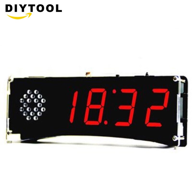 YD-030 Digital LED Clock Kit Speech Version of Digital Electronic Clock Time Display Clock Suite