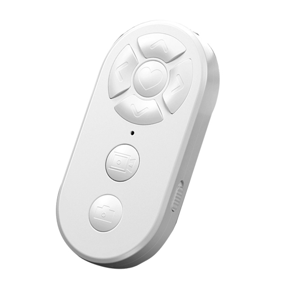 Draadloze Bluetooth Mobiele Selfie Luie Instant Muziek Video Afstandsbediening Mobiele Telefoon Bluetooth Controller Voor Apple: RED
