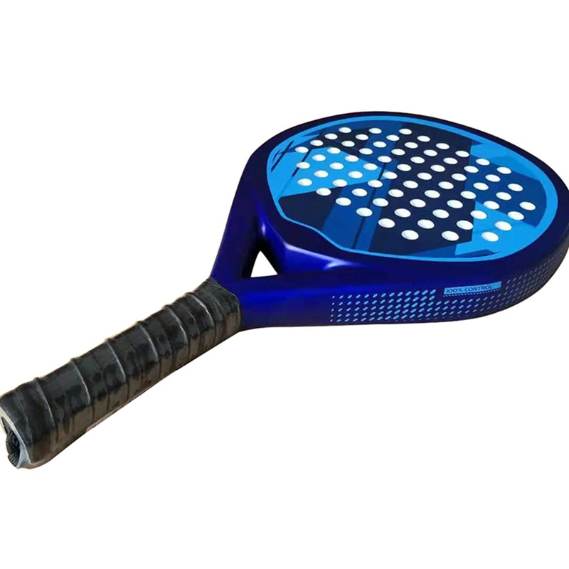 1 Piece Carbon Beach Tennis Racket Padel Paddle Racket With Free Bag Soft EVA Face