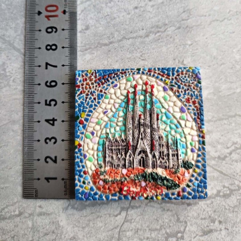 3d hartsi jääkaappi magneetti sisustus basilika i temppeli expiatori de la sagrada familia barcelona espanja matkailu jääkaappi magneetti matkamuisto