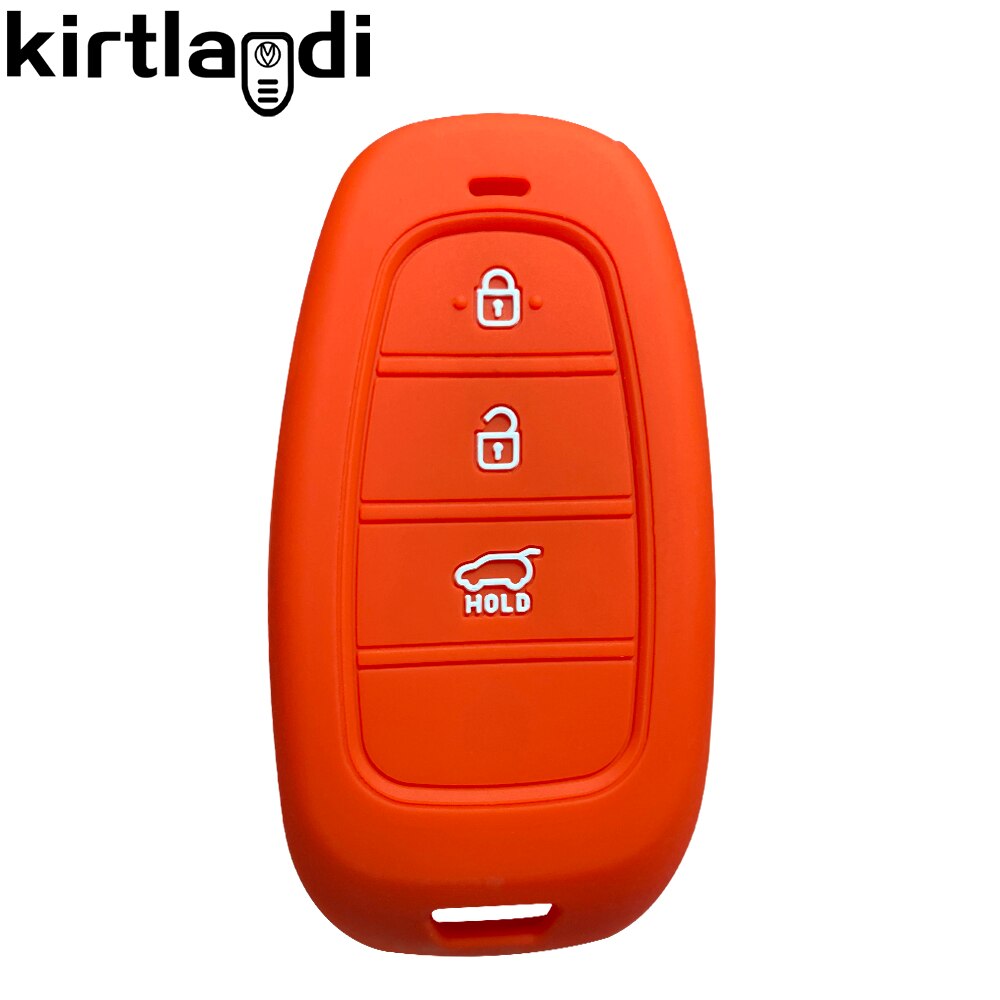 Silicone Car Key Cover Shell Wallet For Hyundai Sonata Tucson NX4 Santa Fe Case Key Fobs Remote Holder Keychain 2022