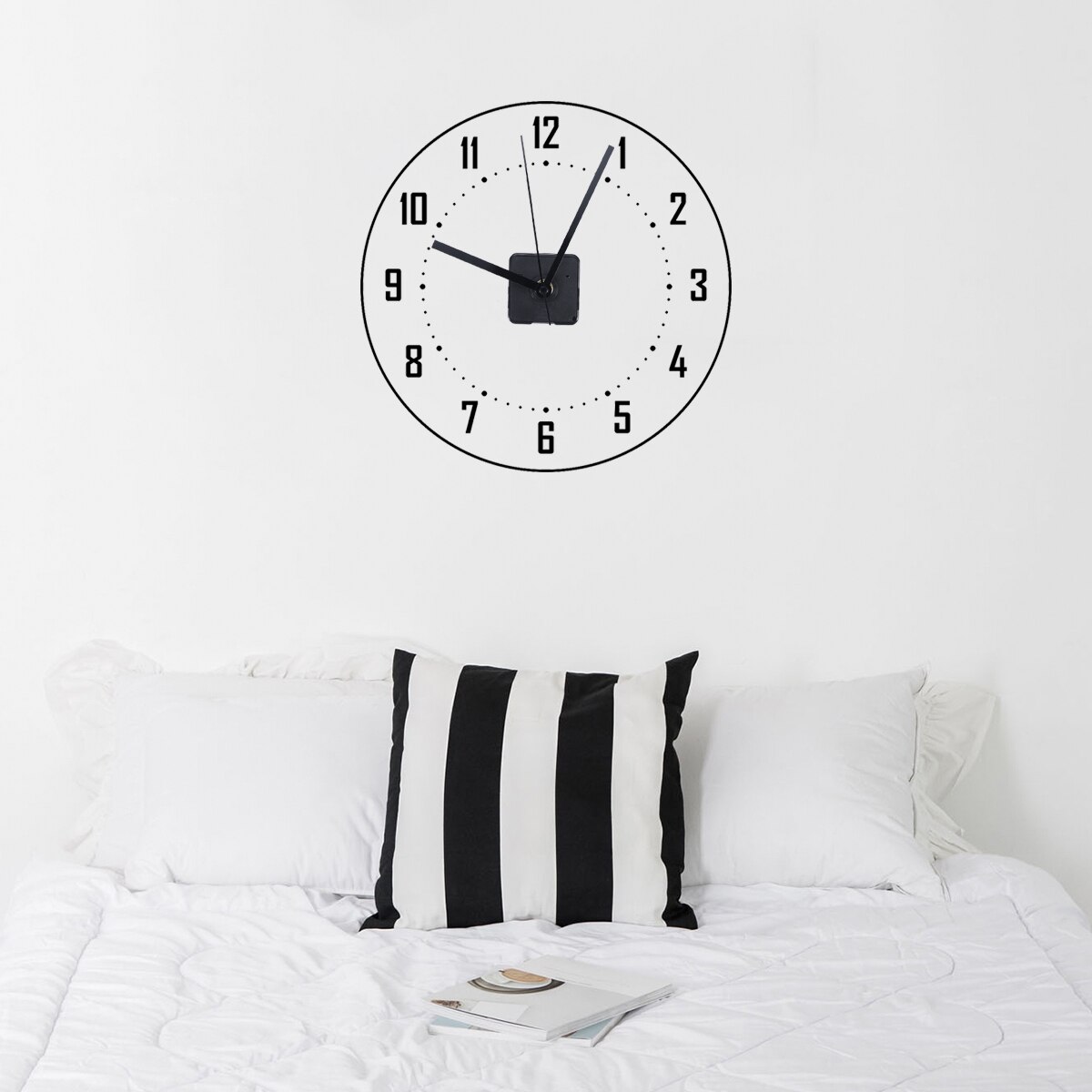 Silent Clock Mechanism for Wall Clock Movement Replacement Quartz Noiseless Metal Clockwork for Wall Clock