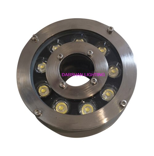 CE,IP68 high power 9W LED fountain light,LED underwater light.D130mm,12V DC