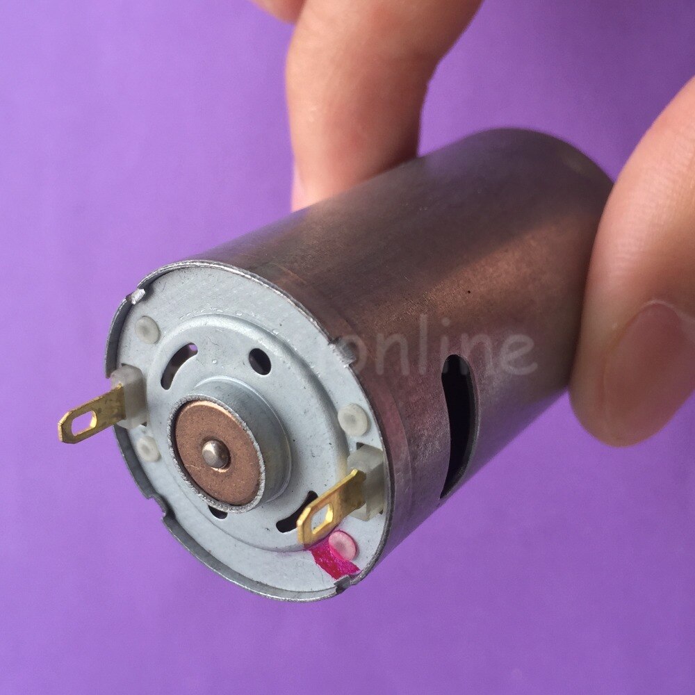 K215Y DC12-24V 390 DIY Mini DC Motor- 13000-26000 rpm Hohe Geschwindigkeit Großes Drehung