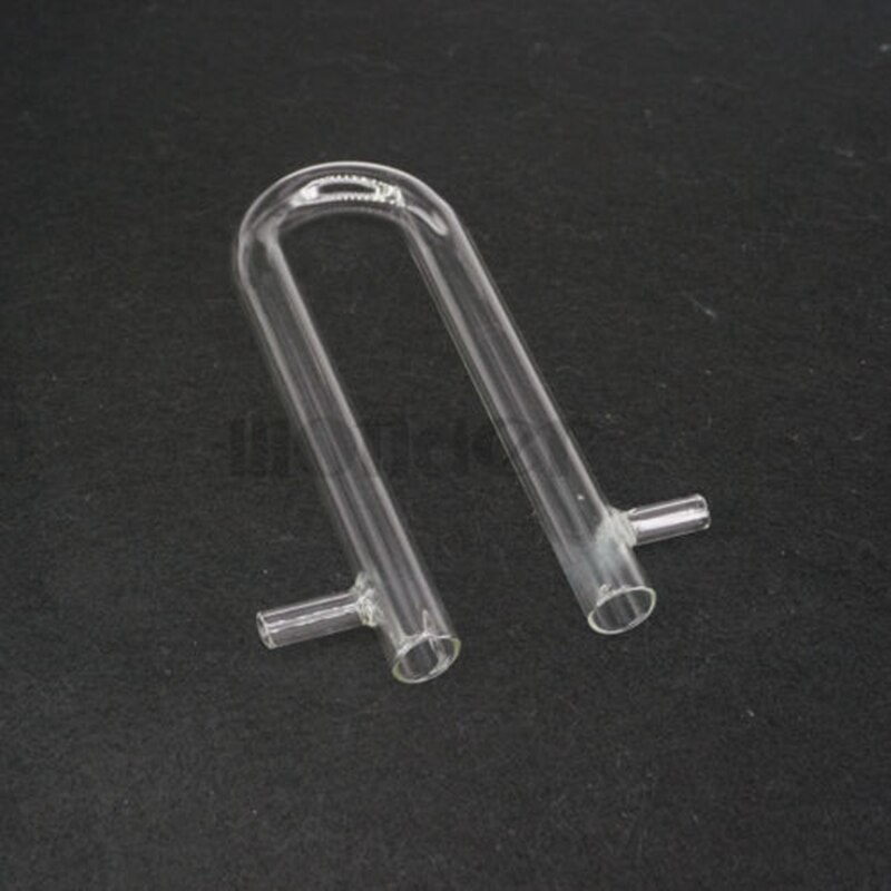 15x150mm Glass Drying Tube Adapter U Shape With Side Arm Labware Absorption