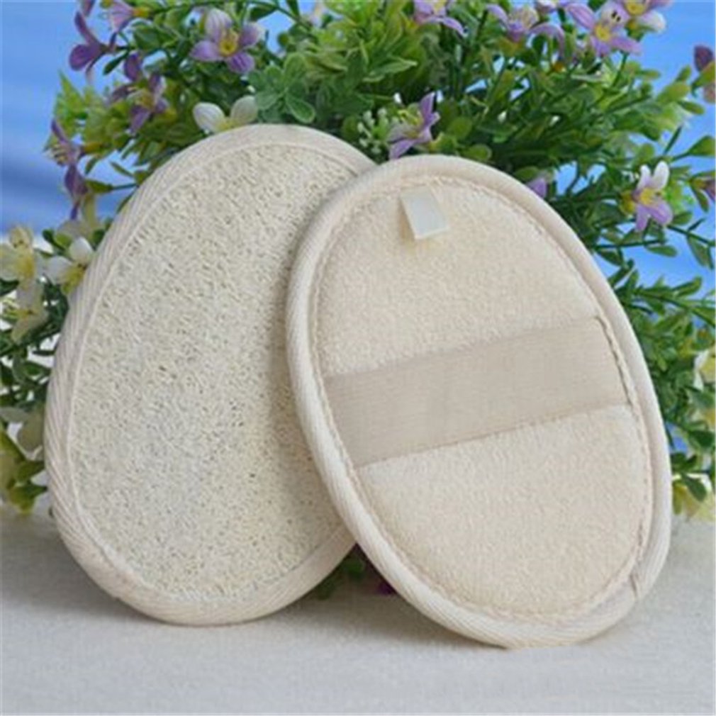 Exfoliating Loofah Sponge Pads Natural Luffa Material Loofah Sponge for Men and Women Perfect for Bath Shower and Spa