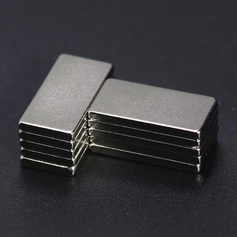 Imán de neodimio de 20x10x2, 20mm x 10mm x 2mm, bloque N35, imanes magnéticos permanentes súper potentes, 5/10/15/50 Uds.