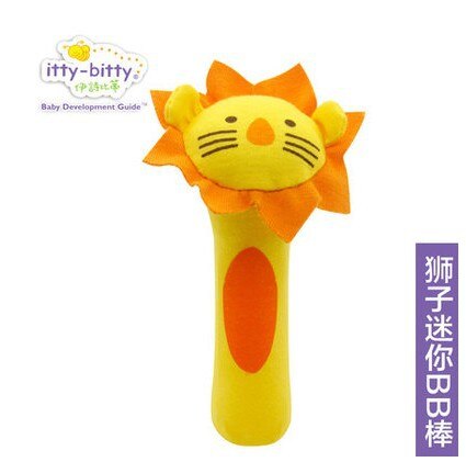 Baby hand grip rattle toy BB stick cow lion panda tiger rabbit monkey deer pig puzzle enlightenment rattle toy: 7