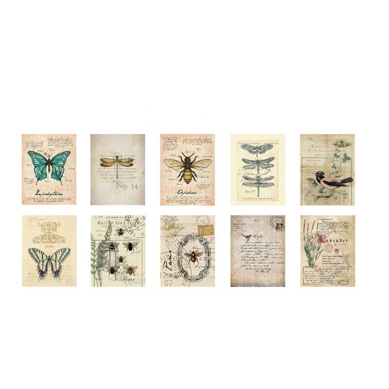 30pcs Ticket Stamp Series Color Handbook Sticker Retro Letterhead Travel Notebook Sticker cute Stationery: 1