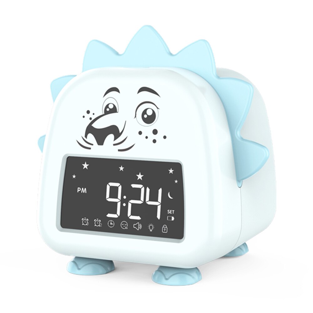 Kids Alarm Clock, Wake Clock for Kids, Children's Sleep Trainer Clock with Night Lights, Sleep Sounds Machine, Cute Alarm Clocks: Lion