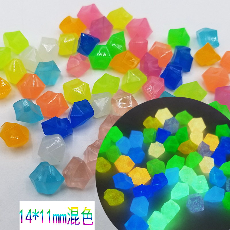Lichtgevende Steen 100Pc Fluorescerende Stenen Bad Decoratie: M