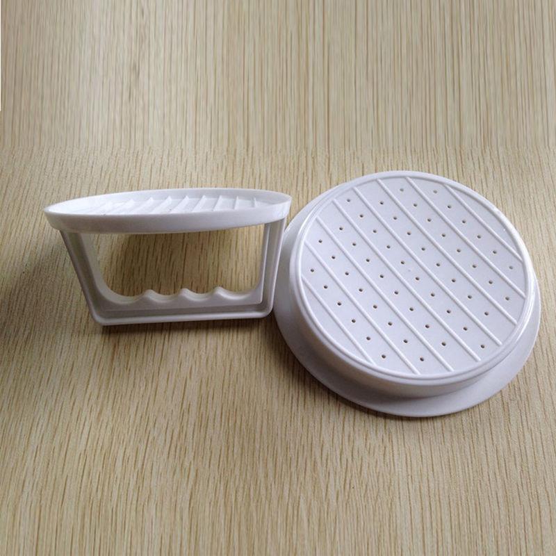 Plast burgerpress hamburger kjøtt biff grille bbq maker form diy kjøkken