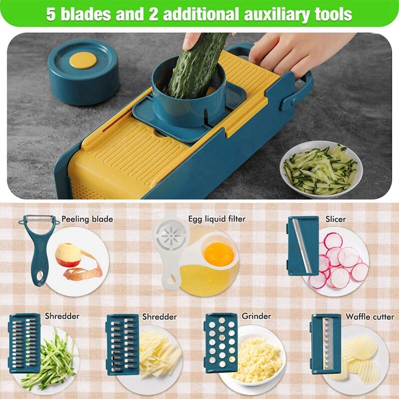 Mandoline Slicer, Adjustable Vegetable Slicer, Fits for Cutting Food Slicer Good Kitchen Tools