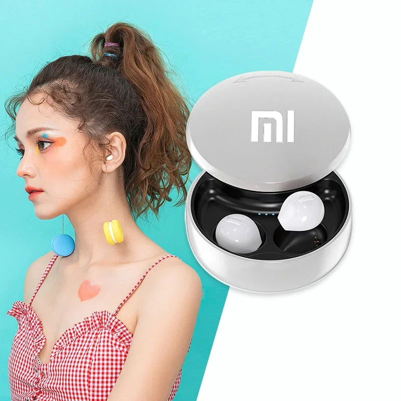 Xiaomi-auriculares invisibles con Bluetooth TWS, miniauriculares inalámbricos con Bluetooth 5,0, resistentes al agua, deportivos y para videojuegos con micrófono