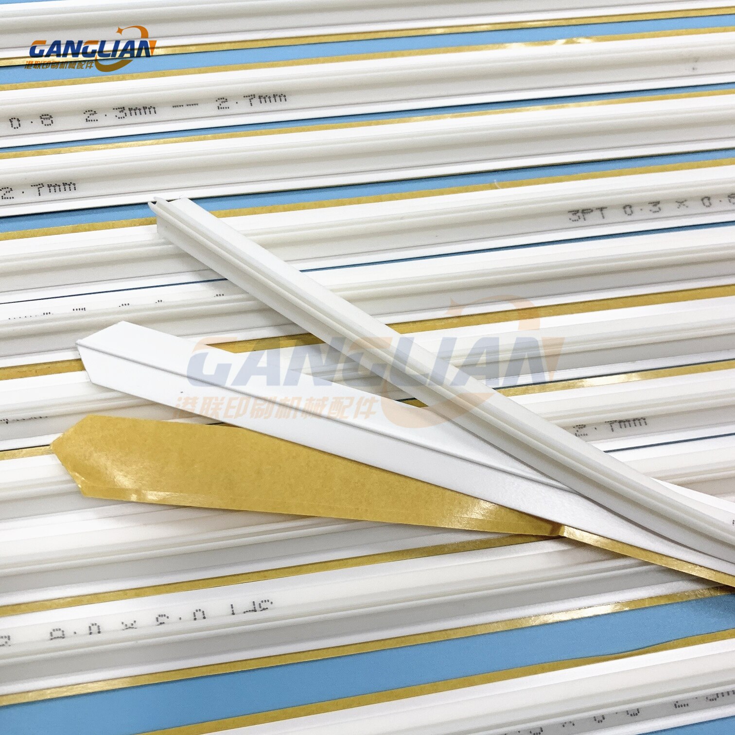 1 paquet 60 pièces rainage matrice PVC ligne inverse pressage 3PT/2.3-2.7 0.3*0.8