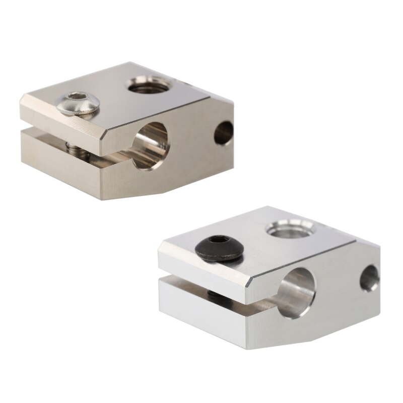 Mellow 1 Uds. Mini bloque calentador Prusa de aluminio/cobre para cartucho de Sensor PT100 Themocouple y termistor HotEnd para Kit de impresora 3D