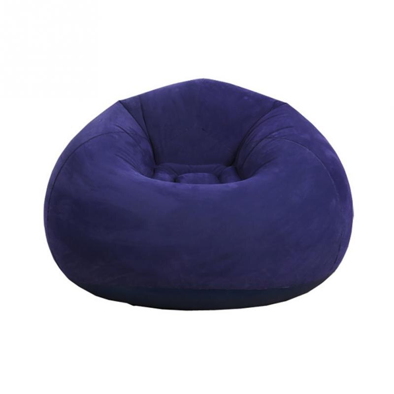 Bean Bag Chair Recliner Inflatable Lazy Sofa Living Room Couch Ultra Soft Washable Outdoor Comfortable Bedroom Home Decoration: Blue A