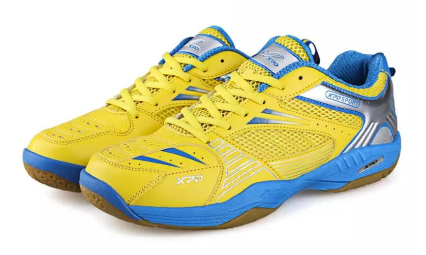 Professionelle Dämpfung Volleyball Schuhe Männer Frauen Sport Atmungsaktive Turnschuhe Hard-tragen Tischtennis Schuhe D0439: Gelb / 7