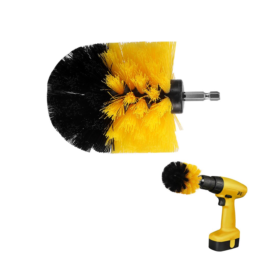 Drill Brush Attachment Set Power Scrubber Brush Bathroom Cleaning Kit with Extender Multipurpose Clean for Kitchen Grout: 3.5inch