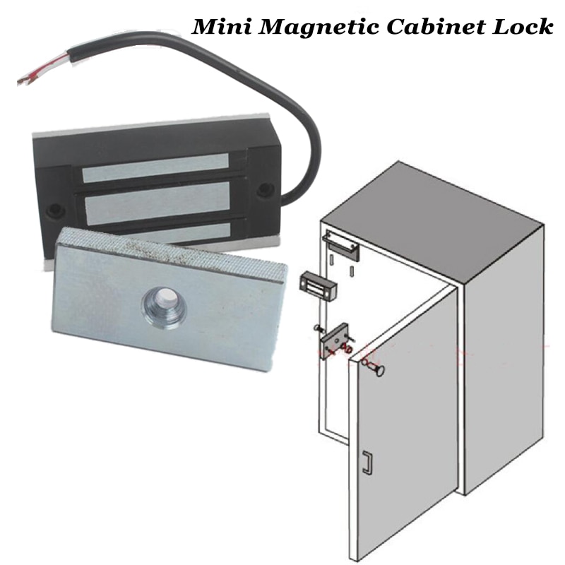 DC12V 24V Mini Magnetisch Slot Elektrische Kast Slot Elektromagnetische Locker Maglocks Fail Safe 60Kg Em Slot