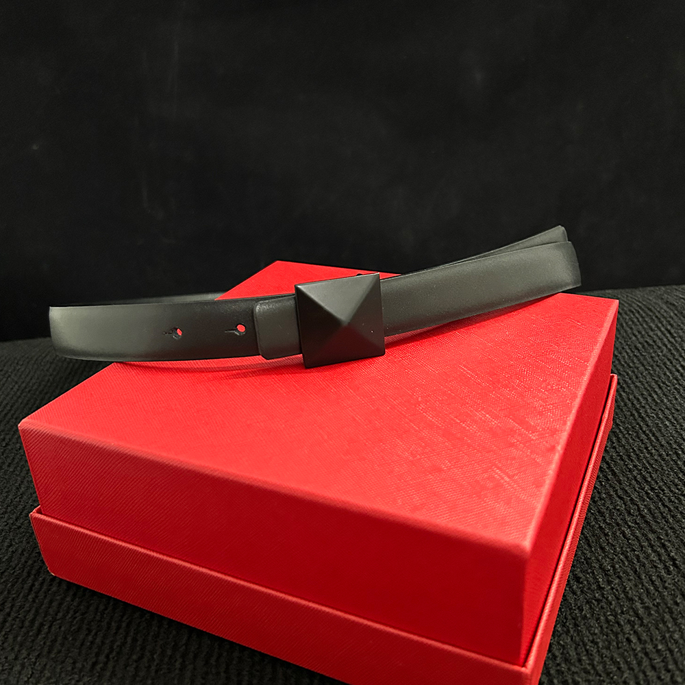 Cinturón femenino de de lujo, cadena de cintura, pantalones vaqueros, vestido de cuero, accesorios para mujer, hebilla piramidal Retro, cinturones de uso de doble cara de 2,5 cm: Blanco / 100 cm