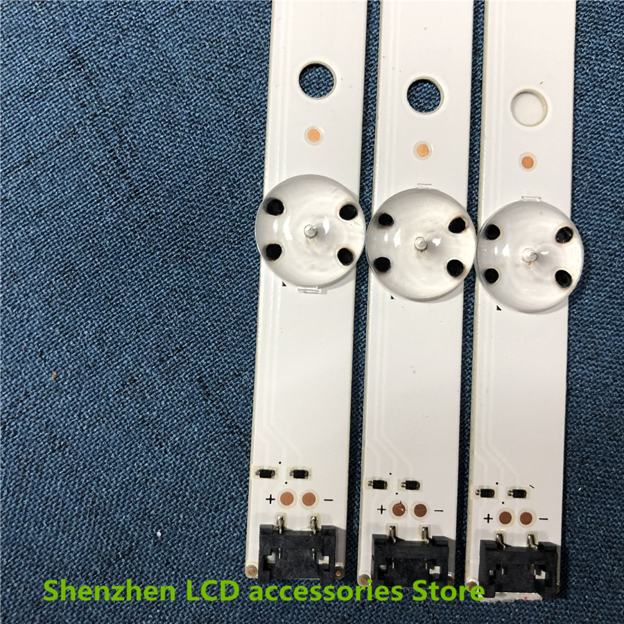 6Pieces/lot Led backlight strip 7 lamp for 43LH5100 LC430DUY (SH)(A3) 43LJ594V 43UJ651V 43LH51_FHD_A type HC430DUN-SLVX1-511X