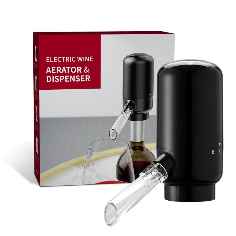 Electric Wine Aerator Decanter Automatic Wine Dispenser Quick Sobering Smart Wine Pump Pourer for Bar Kitchen Tools
