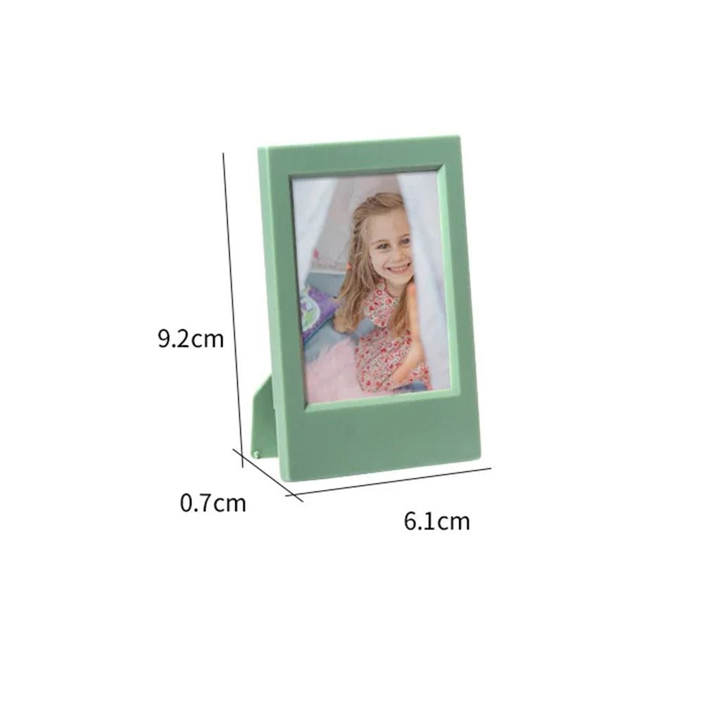 3 inch Vertical Photo Frame Colorful Mini Film Frame Instant Film Camera Picture Holder Art Photo Display Desktop Decor