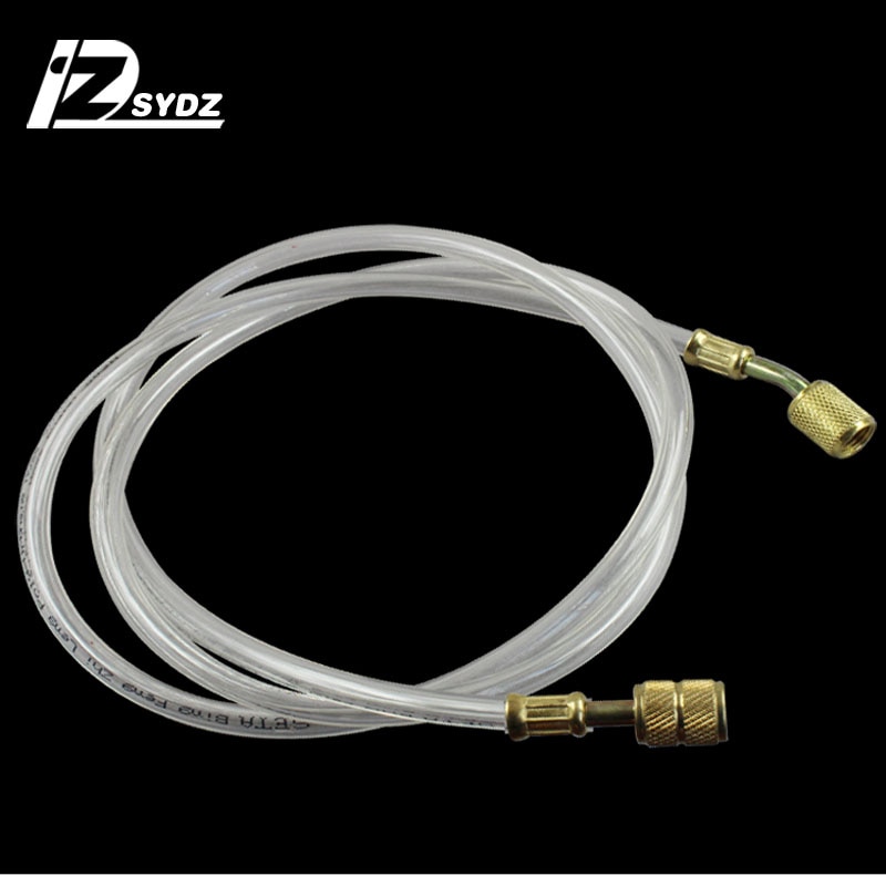 Metric inch plug air conditioning transparent filling tube refrigerator refrigerant hose