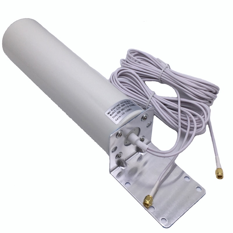 Jx antena sma dupla 5m, antena de cabo de 3g 4g lte 698-960/1710-2700mhz 12dbi para huawei b593 e5186, para modelos huawei b315/593s/b880/b310