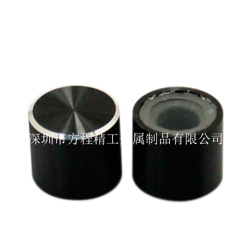Aluminum alloy button cap diameter 7mm height 6mm inner diameter 3.2mm round hole light touch switch button cap