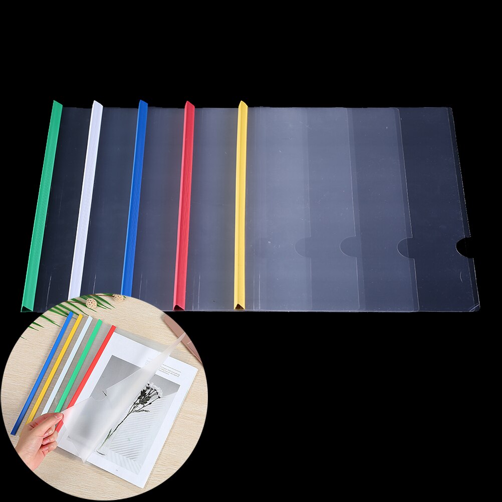 5pcs/lot double-layer Insert Test Paper Booklet Folder A4 Document Storage Filing Products