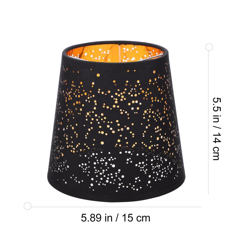 Hollow-Out Cloth Lamp Shade Clip-Bulb Light Cover Light Shade Lamp Cover Hollow Out Fabric Clip Bubble Lampshade