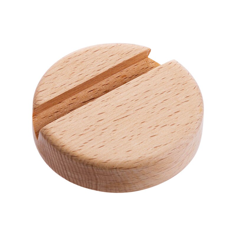 Beech wood bedside phone bracket ipad tablet stand lazy phone holder mobile phone holder Artifact Desktop: Round