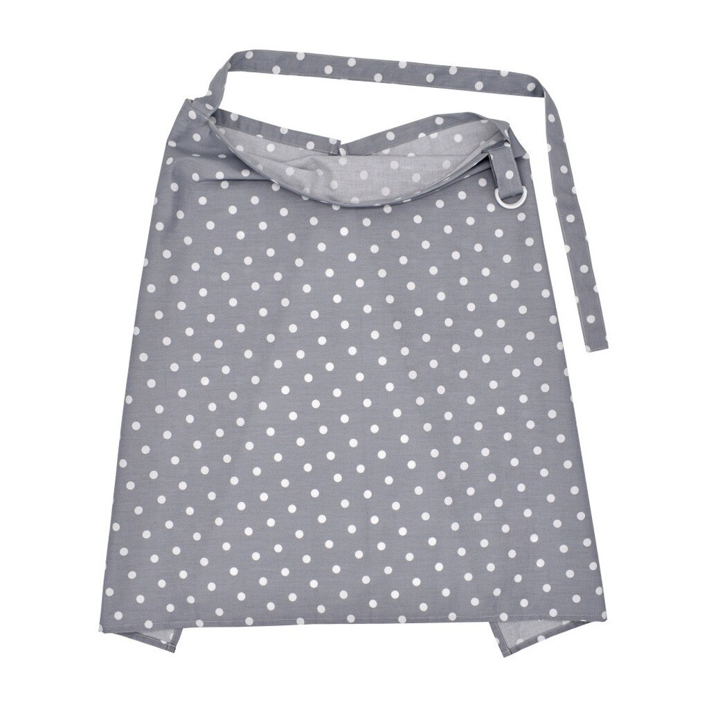 Baby Baby Borstvoeding Mum Strip Print Verpleging Cover Uier Schort Sjaal Verpleging Cover Deken Zonnescherm: Gray