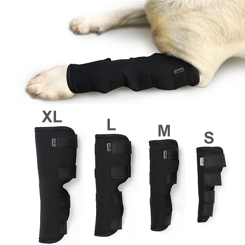 Goedkope hondenaccessoires, hondenpootbandage, geneest en voorkomt verwondingen, ondersteuning van de achterkant van de hond, beschermt wonden, aanbevolen door dierenartsen