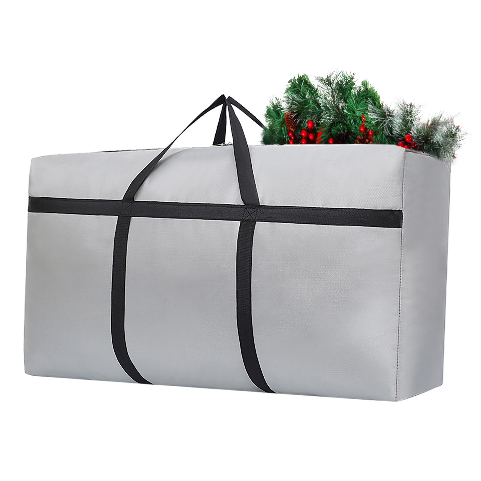 25# Durable Large-capacity Folding Christmas Tree Storage Bag With Zip Lock Poly Christmas Folding Handbag Сумка 21x14x6.5 Inch