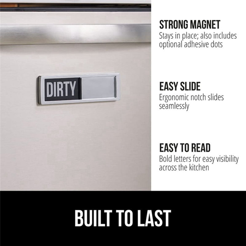 Dishwasher Clean and Dirty Magnet Sign, Heavy Duty Shutter Magnets for Dish Washer, Kitchen Accessories