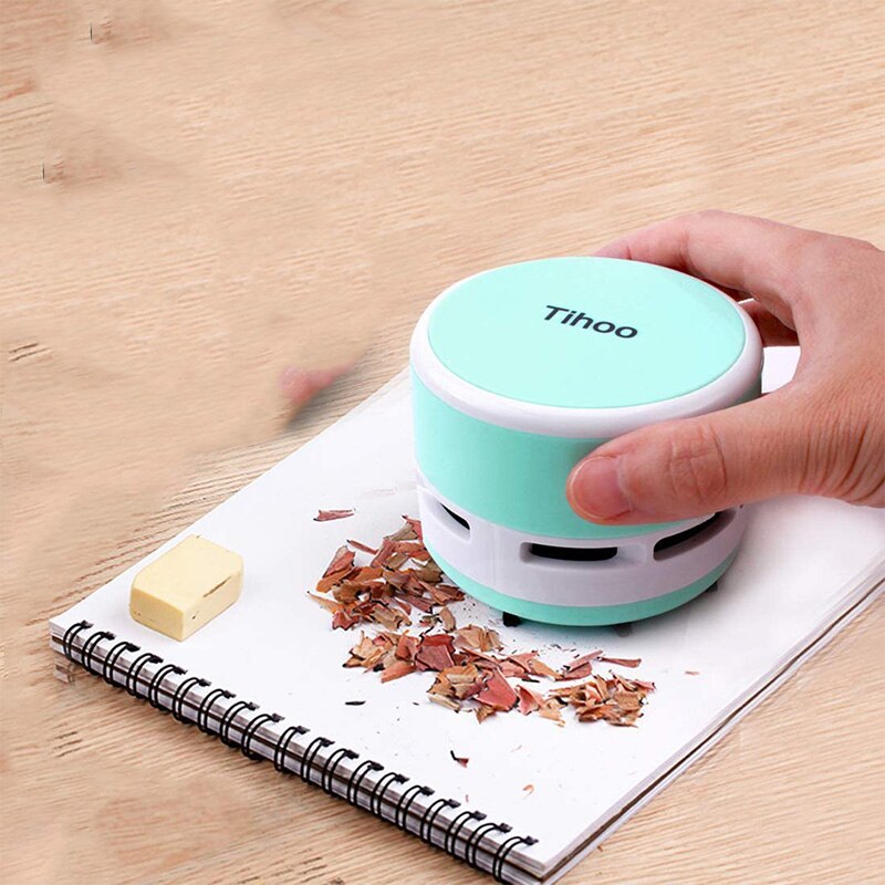 Tihoo Keyboard Vacuum Cleaner Office Gadgets Computer Desktop Table Dust er for Eraser Shaving Table Cleaner