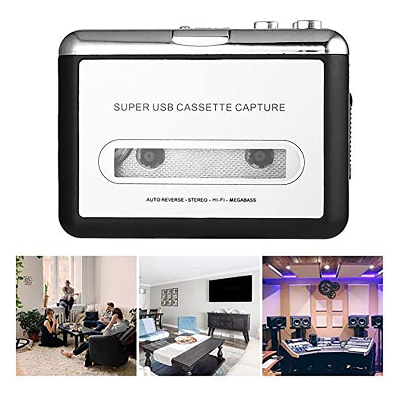 Lecteur Cassette USB Vers MP3 - Convertisseur Audio Portable | Avec Écouteurs - Numérise Tes Vieilles Cassettes