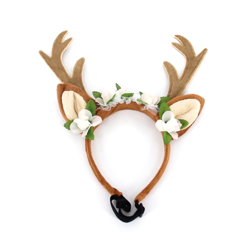 Kat hond hoofdband schoonheid kerst huisdier accessoires hond haarspeld katten ornamenten kerst gewei hoofdband s/m/l