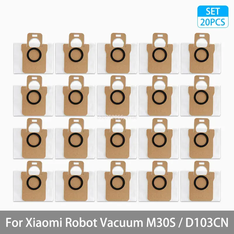 Piezas de repuesto para Robot aspirador Xiaomi Mijia M30S D103CN, consumibles, Cepillo Lateral principal, filtro Hepa, paño de mopa, bolsa de polvo, accesorios: Rosa