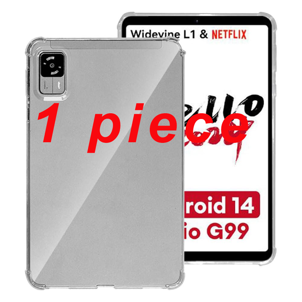 For Headwolf FPad5 8.4 Inch Headwolf FPad6 FPad7 Tablet PC Ultra-thin Case For Headwolf FPad5 Tpu Soft Shell Protective Cover: 12.4 / Red