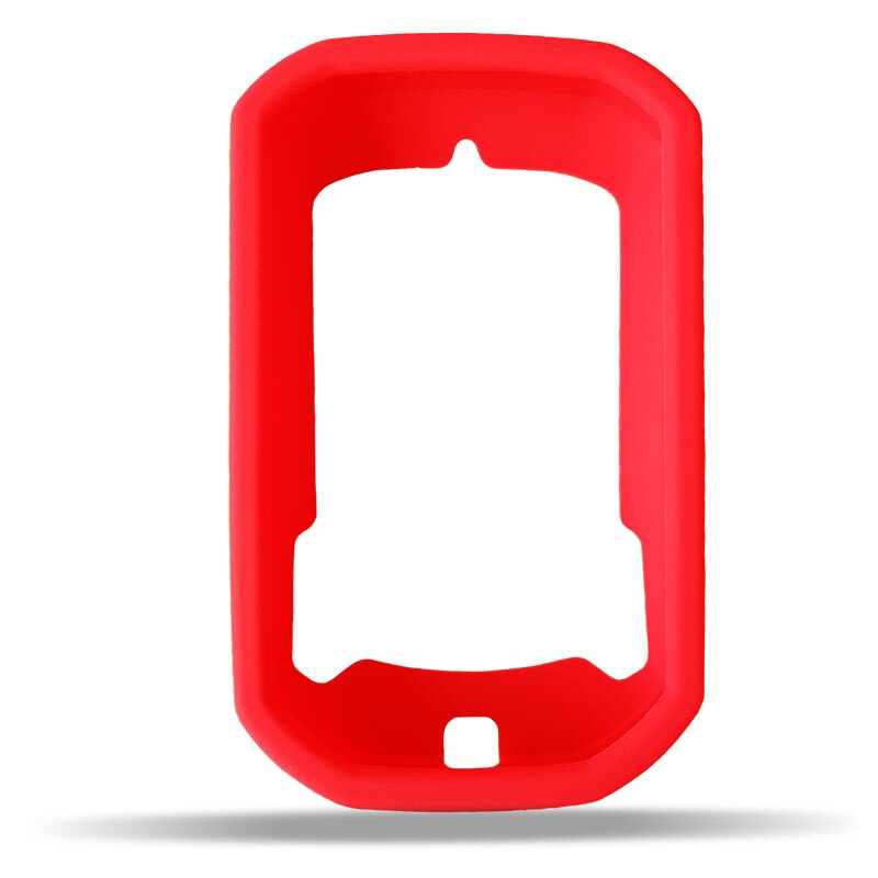 Bicycle R420 Silicone Rubber Protective Case with LCD Screen Film for Bryton Rider 420 Bike Cycling GPS Computers Smart Cover: Red Case and Film