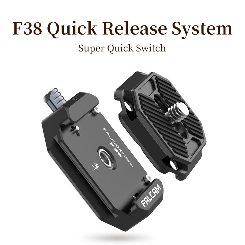 Ulanzi falcam  f38 quick release system kamera stroppklips universal dslr kamera quick release plate clamp stativ glider adapter