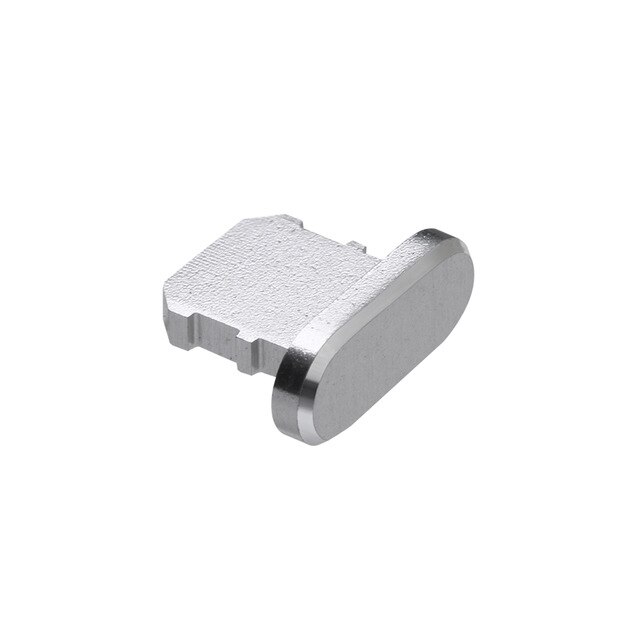 Universal Dustproof Cover Metal Anti Dust Charger Dock Plug Stopper Cap Cover for iPhone 11 X XR Max 8 7 6S Plus Anti Dust Plug: Silver